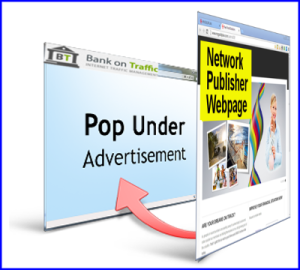 pop under advertising